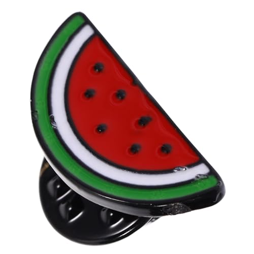 Zerodeko Süße Wassermelone Brosche für Frauen Lustiger Anstecker aus Emaille Perfektes für Freunde und Langlebiges und Lichtbeständiges Material für Pullover Zerodeko Süße Wassermelone Brosche für Frauen Lustiger Anstecker aus Emaille Perfektes für Freunde und Langlebiges und Lichtbeständiges Material für Pullover von Zerodeko