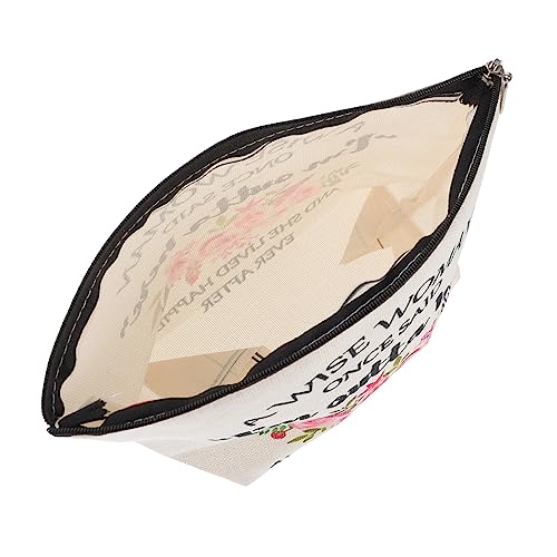 Zerodeko Tragbare Make-up-Tasche Mit Reißverschluss Für Damen Make-up-Organizer Reise-Kosmetiktasche von Zerodeko