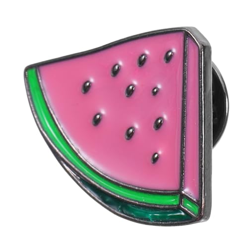 Zerodeko Wassermelonen-brosche Aus Legierung Süße Anstecknadel Für Kleidung Und Taschen Einzigartiges Cartoon-fruchtdesign Ornament Mit Glatter Oberfläche Modischer Akzent Für von Zerodeko