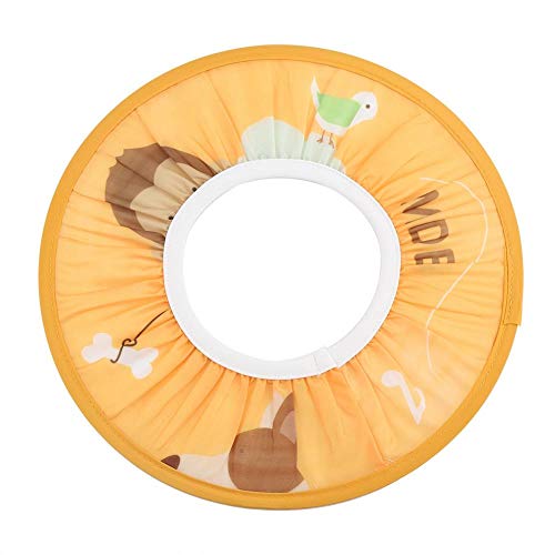 Zerodis Baby Shower wasserdichtes Tuch Baby Shampooing elastische Kinder Dusche Baden Schutzhut (Gelb) von Zerodis