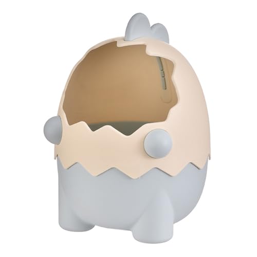 Dinosaurier-Stifthalter, Niedlicher Schreibtisch-Organizer, Schreibwaren-Aufbewahrungsbox für Büro, Arbeitszimmer, Große Kapazität, Kunststoff-Bleistift-Organizer mit Lustigem von Zerodis