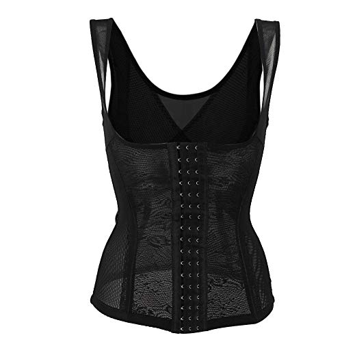 Zerodis Postnatales Bauchkorsett, Postpartale atmungsaktive Mesh-Taille Trainer Bauchstraffung Shapewear Body Shaping Unterwäsche(M-Schwarz) von Zerodis