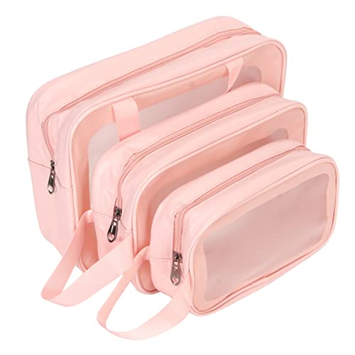 Wasserdichtes Multifunktions-Make-up-Taschen-Set, große Kapazität, tragbarer Reise-Kosmetik-Organizer mit 3 verschiedenen Größen für Outdoor-Reisen, Standard von Zerodis