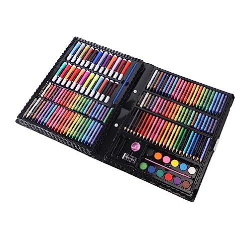 Zerodis Kindermaler Maler 145 Teile mit Aufbewahrungsbox, Pädagogischer Sicherung Material Wasserfarbe von Zerodis