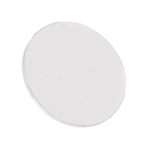 Zerodis Uhrenglas, 1,5 Mm Dickes Uhrenglas, Leicht zu Reinigen, Fest, Langlebig, Hochtemperaturbeständig für Reparaturen (24,5 mm) von Zerodis