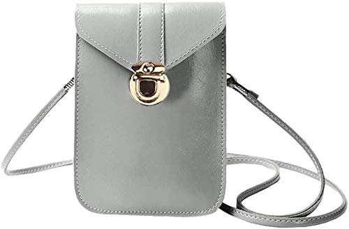Zerotwo Handytasche zum Umhängen Leder, Umhängetasche Damen Geldbörse mit Touchscreen Schultertasche Crossbody Handtaschen Mini-Tasche Brieftasche von Zerotwo
