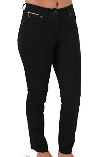 ZERRES Damen Hose Sarah -Gr.wählbar- schwarz Größe 42 von Zerres