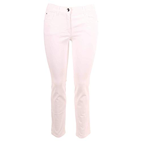 ZERRES Style TWIGY – die Sensational Jeans mit figurbetonten Schnitt und schmalem Beinverlauf Farbe Weiss Größe 42 kurz von Zerres