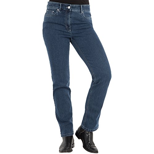 ZERRES Style CORA – Bequeme, stretchige Jeanshose, Gerade geschnittenes Bein Farbe Blue Größe 38 von Zerres