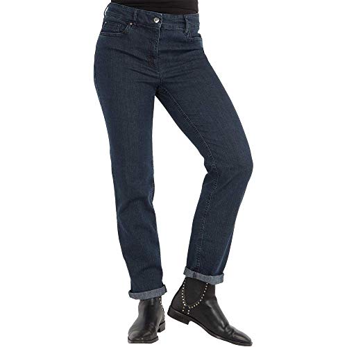 Zerres Cora Damen Jeans 2507 511, Marine 69, 48 von Zerres