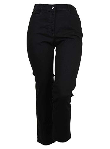ZERRES Style TINA – Stretchige Jeans,bequeme Oberschenkelweite und gerades Bein Farbe Schwarz Größe 40 kurz von Zerres