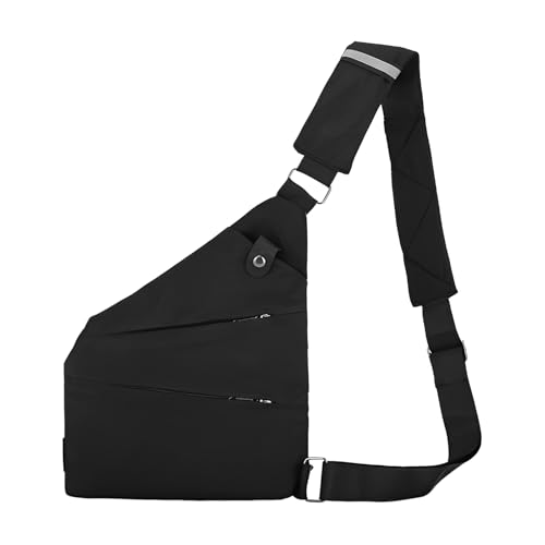 ZesNxj Diebstahlsichere Tasche Damen, Diebstahlsichere Tasche, Wasserdicht Kratzfest Brusttasche Antidiebstahltasche Damen, Leicht Großem Fassungsver Sicherheitstasche für Herren von ZesNxj