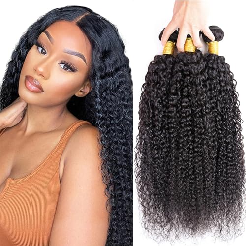 Zeslaerr 1B Natural Black Color Echthaar Perücke Bundles Human Hair Extensions 8A Grade Unprocessed Virgin Menschliches Haar Kinky Curly Bundles Minimal Shedding For Women 26 28 30 Inch Zeslaerr 1B Natural Black Color Echthaar Perücke Bundles Human Hair Extensions 8A Grade Unprocessed Virgin Menschliches Haar Kinky Curly Bundles Minimal Shedding For Women 26 28 30 Inch von Zeslaerr