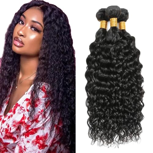 Zeslaerr 1B Natural Black Color Echthaar Perücke Bundles Human Hair Extensions Grade Unprocessed Virgin Double Weft Kinky Curly Bundles Minimal Shedding For Women 12 14 16 Inch Zeslaerr 1B Natural Black Color Echthaar Perücke Bundles Human Hair Extensions Grade Unprocessed Virgin Double Weft Kinky Curly Bundles Minimal Shedding For Women 12 14 16 Inch von Zeslaerr