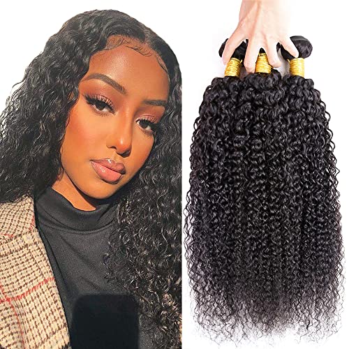Zeslaerr 1B Natural Black Color Echthaar Perücke Bundles Human Hair Extensions Grade Unprocessed Virgin Double Weft Kinky Curly Bundles Minimal Shedding For Women 24 26 28 Inch Zeslaerr 1B Natural Black Color Echthaar Perücke Bundles Human Hair Extensions Grade Unprocessed Virgin Double Weft Kinky Curly Bundles Minimal Shedding For Women 24 26 28 Inch von Zeslaerr