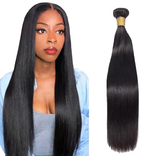 Zeslaerr 1B Natural Black Color Echthaar Perücke Bundles Human Hair Extensions Grade Unprocessed Virgin Double Weft Straight Bundles Minimal Shedding For Women 12 Inch Zeslaerr 1B Natural Black Color Echthaar Perücke Bundles Human Hair Extensions Grade Unprocessed Virgin Double Weft Straight Bundles Minimal Shedding For Women 12 Inch von Zeslaerr