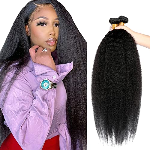 Zeslaerr 1B Natural Black Color Echthaar Perücke Bundles Human Hair Extensions Grade Unprocessed Virgin Double Weft Yaki Straight Bundles Minimal Shedding For Women 14 14 14 Inch Zeslaerr 1B Natural Black Color Echthaar Perücke Bundles Human Hair Extensions Grade Unprocessed Virgin Double Weft Yaki Straight Bundles Minimal Shedding For Women 14 14 14 Inch von Zeslaerr