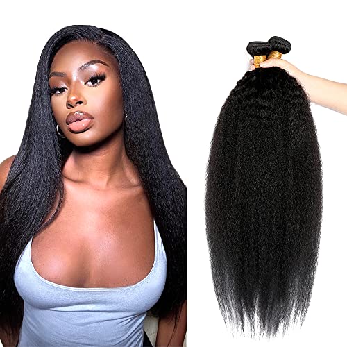 Zeslaerr 1B Natural Black Color Echthaar Perücke Bundles Human Hair Extensions Grade Unprocessed Virgin Double Weft Yaki Straight Bundles Minimal Shedding For Women 20 20 20 Inch Zeslaerr 1B Natural Black Color Echthaar Perücke Bundles Human Hair Extensions Grade Unprocessed Virgin Double Weft Yaki Straight Bundles Minimal Shedding For Women 20 20 20 Inch von Zeslaerr
