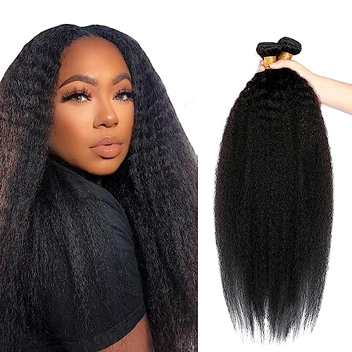 Zeslaerr 1B Natural Black Color Echthaar Perücke Bundles Human Hair Extensions Grade Unprocessed Virgin Double Weft Yaki Straight Bundles Minimal Shedding For Women 34 34 34 Inch Zeslaerr 1B Natural Black Color Echthaar Perücke Bundles Human Hair Extensions Grade Unprocessed Virgin Double Weft Yaki Straight Bundles Minimal Shedding For Women 34 34 34 Inch von Zeslaerr