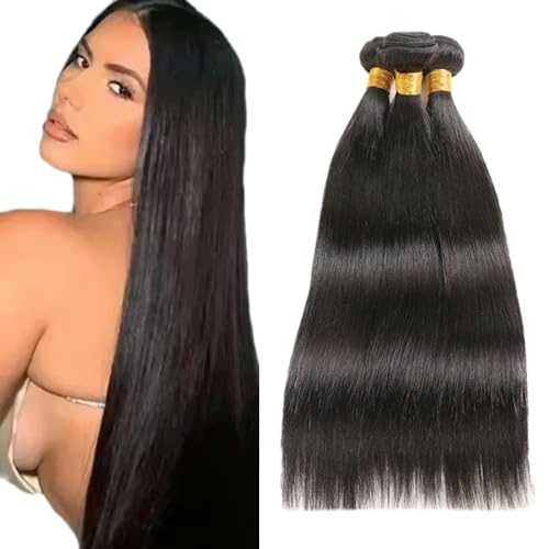 Zeslaerr 1B Natural Black Color Echthaar Perücke Bundles Human Hair Extensions Grade Unprocessed Virgin Menschliches Haar Straight Bundles Minimal Shedding For Women 34 34 34 Inch Zeslaerr 1B Natural Black Color Echthaar Perücke Bundles Human Hair Extensions Grade Unprocessed Virgin Menschliches Haar Straight Bundles Minimal Shedding For Women 34 34 34 Inch von Zeslaerr