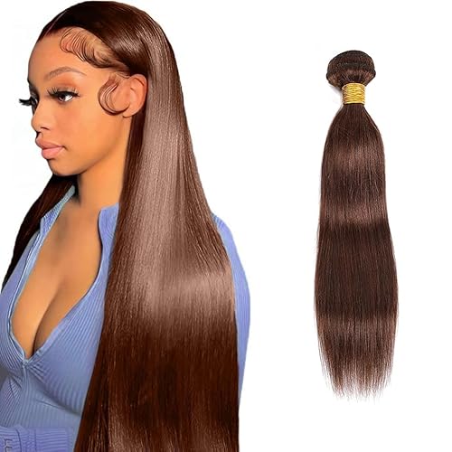 Zeslaerr #4 Chocolate Brown Color Echthaar Perücke Bundles Human Hair Extensions 8A Grade Unprocessed Brazilian Virgin Menschliches Haar Straight Bundles No Weft Knotless For Women 32 Zoll Zeslaerr #4 Chocolate Brown Color Echthaar Perücke Bundles Human Hair Extensions 8A Grade Unprocessed Brazilian Virgin Menschliches Haar Straight Bundles No Weft Knotless For Women 32 Zoll von Zeslaerr