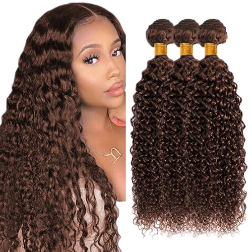 Zeslaerr #4 Chocolate Brown Color Echthaar Perücke Bundles Human Hair Extensions Grade Unprocessed Virgin Double Weft Kinky Curly Bundles Minimal Shedding For Women 18 18 18 Inch Zeslaerr #4 Chocolate Brown Color Echthaar Perücke Bundles Human Hair Extensions Grade Unprocessed Virgin Double Weft Kinky Curly Bundles Minimal Shedding For Women 18 18 18 Inch von Zeslaerr