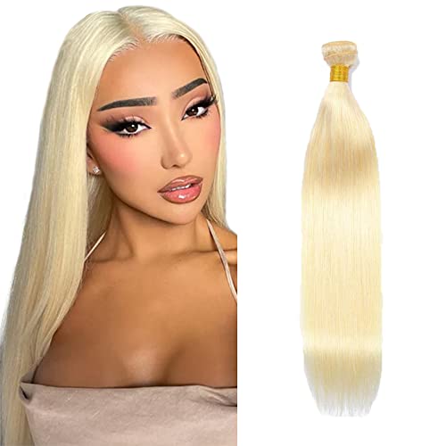 Zeslaerr #613 Blonde Color Echthaar Perücke Bundles Human Hair Extensions 8A Grade Unprocessed Brazilian Virgin Menschliches Haar Straight Bundles No Weft Knotless For Women 16 Zoll von Zeslaerr