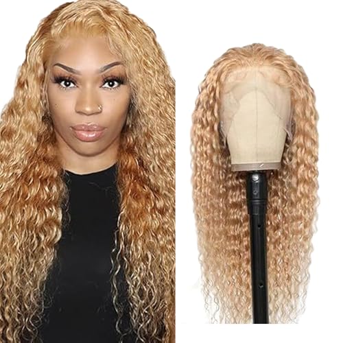 Zeslaerr Deep Wave Human Hair Wig 13X1 Hd Frontal Lace Wig Echthaar PerüCke 150% Density Unprocessed Brazilian Virgin Hair #27 Honey Brown No Tangle No Smell For Women 20 Inch Zeslaerr Deep Wave Human Hair Wig 13X1 Hd Frontal Lace Wig Echthaar PerüCke 150% Density Unprocessed Brazilian Virgin Hair #27 Honey Brown No Tangle No Smell For Women 20 Inch von Zeslaerr