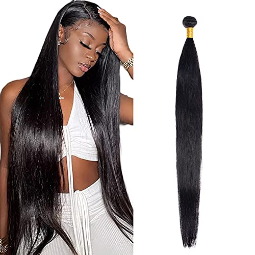 Zeslaerr Echthaar Perücke Bundles Human Hair Extensions 1B Natural Black Color 8A Grade Unprocessed Brazilian Virgin Menschliches Haar Straight Bundles No Weft Knotless For Women 28 Inch Zeslaerr Echthaar Perücke Bundles Human Hair Extensions 1B Natural Black Color 8A Grade Unprocessed Brazilian Virgin Menschliches Haar Straight Bundles No Weft Knotless For Women 28 Inch von Zeslaerr