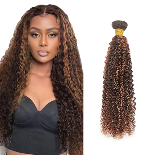 Zeslaerr P4/30 Highlight Brown Color Echthaar Perücke Bundles Human Hair Extensions Grade Unprocessed Virgin Menschliches Haar Kinky Curly Bundles Minimal Shedding For Women 22 Inch Zeslaerr P4/30 Highlight Brown Color Echthaar Perücke Bundles Human Hair Extensions Grade Unprocessed Virgin Menschliches Haar Kinky Curly Bundles Minimal Shedding For Women 22 Inch von Zeslaerr