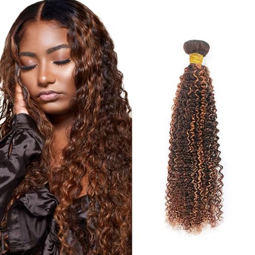 Zeslaerr P4/30 Highlight Brown Color Echthaar Perücke Bundles Human Hair Extensions Grade Unprocessed Virgin Menschliches Haar Kinky Curly Bundles Minimal Shedding For Women 26 Inch Zeslaerr P4/30 Highlight Brown Color Echthaar Perücke Bundles Human Hair Extensions Grade Unprocessed Virgin Menschliches Haar Kinky Curly Bundles Minimal Shedding For Women 26 Inch von Zeslaerr