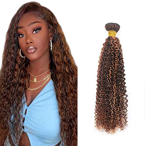 Zeslaerr P4/30 Highlight Brown Color Echthaar Perücke Bundles Human Hair Extensions Grade Unprocessed Virgin Menschliches Haar Kinky Curly Bundles Minimal Shedding For Women 28 Inch Zeslaerr P4/30 Highlight Brown Color Echthaar Perücke Bundles Human Hair Extensions Grade Unprocessed Virgin Menschliches Haar Kinky Curly Bundles Minimal Shedding For Women 28 Inch von Zeslaerr