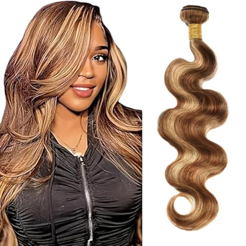 Zeslaerr P427 Highlight Brown Color Echthaar Perücke Bundles Human Hair Extensions Unprocessed Virgin Menschliches Haar Body Wave Bundles Minimal Shedding For Women 20 Inch Zeslaerr P427 Highlight Brown Color Echthaar Perücke Bundles Human Hair Extensions Unprocessed Virgin Menschliches Haar Body Wave Bundles Minimal Shedding For Women 20 Inch von Zeslaerr