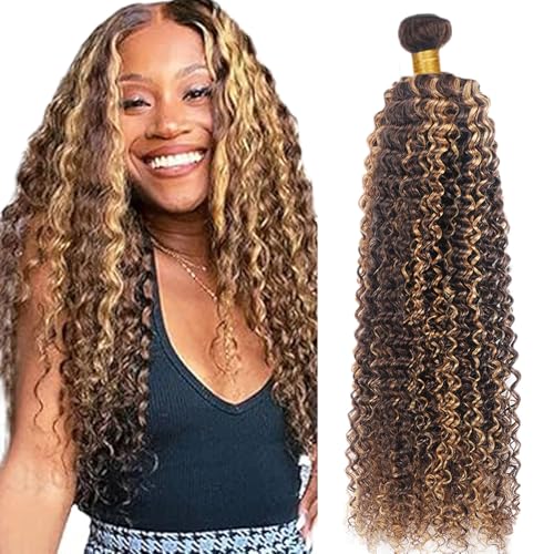 Zeslaerr P427 Highlight Brown Color Echthaar Perücke Bundles Human Hair Extensions Unprocessed Virgin Menschliches Haar Kinky Curly Bundles Minimal Shedding For Women 16 Inch Zeslaerr P427 Highlight Brown Color Echthaar Perücke Bundles Human Hair Extensions Unprocessed Virgin Menschliches Haar Kinky Curly Bundles Minimal Shedding For Women 16 Inch von Zeslaerr