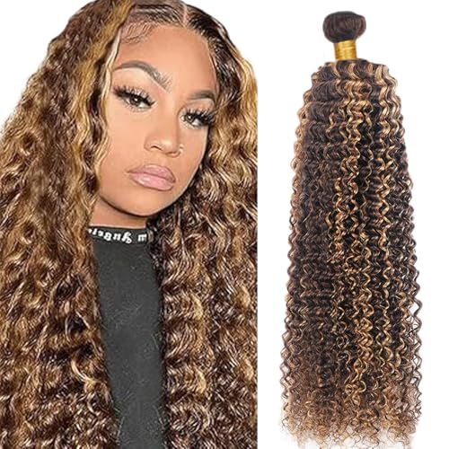 Zeslaerr P427 Highlight Brown Color Echthaar Perücke Bundles Human Hair Extensions Unprocessed Virgin Menschliches Haar Kinky Curly Bundles Minimal Shedding For Women 18 Inch Zeslaerr P427 Highlight Brown Color Echthaar Perücke Bundles Human Hair Extensions Unprocessed Virgin Menschliches Haar Kinky Curly Bundles Minimal Shedding For Women 18 Inch von Zeslaerr