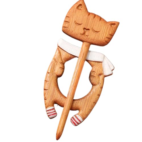 Brosche aus Holz – elegantes Katzendesign, lustige Cartoon-Outfitdekoration | Leichte Tier-Pin für Kleidung, Alltags-Mode, gesellschaftliche Veranstaltungen, persönlichen Stil,, Se référer au Brosche aus Holz – elegantes Katzendesign, lustige Cartoon-Outfitdekoration | Leichte Tier-Pin für Kleidung, Alltags-Mode, gesellschaftliche Veranstaltungen, persönlichen Stil,, Se référer au von Zestivra