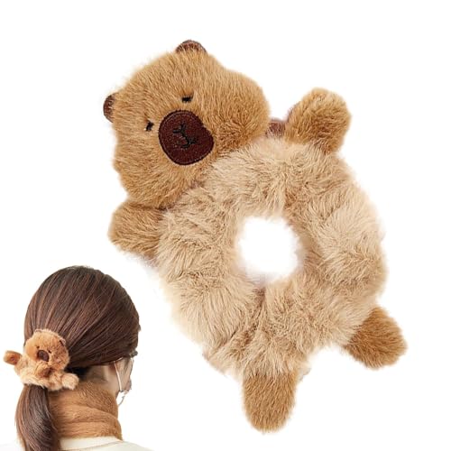 Haarnadeln Für Frauen, Capybara-Haarspange Schöner Haarnadel-Plüsch,Capybara-Haarklammern, Flauschige Haarklammern, Niedliche Plüsch-Haargummis Für Dickes, Dünnes Haar, Frauen Und Mädchen von Zestivra