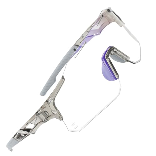 Photochrome Sonnenbrille – UV-Schutzbrille, Sportbrille für den Außenbereich | LEICHTE TRANSITIONSKÖDER, grau, Se référer au descriptif von Zestivra
