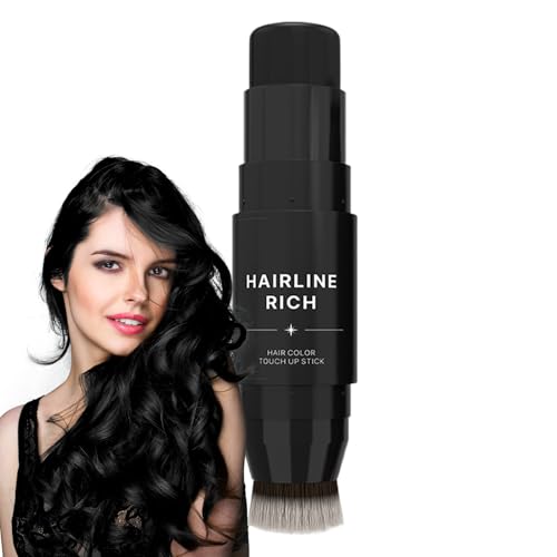 Wurzelabdecke Stick - Temporärer Haarfarbenstift, Doppelbedeckungswerkzeug | Langlebige Graue Concealer -Frauen Berührung, Duall Tipp Haar Malvorlagen Für Erwachsene Freunde Kosmetiker Haaranschluss von Zestivra