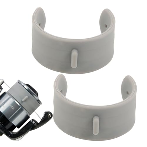 Zestivra Angelrolle für Angelrolle – sichere Verriegelung für Angelschnur – elastischer Schnurschutz, 2-teilig, für Angeln, Abenteuer, Reisen, Männer und Frauen Zestivra Angelrolle für Angelrolle – sichere Verriegelung für Angelschnur – elastischer Schnurschutz, 2-teilig, für Angeln, Abenteuer, Reisen, Männer und Frauen von Zestivra