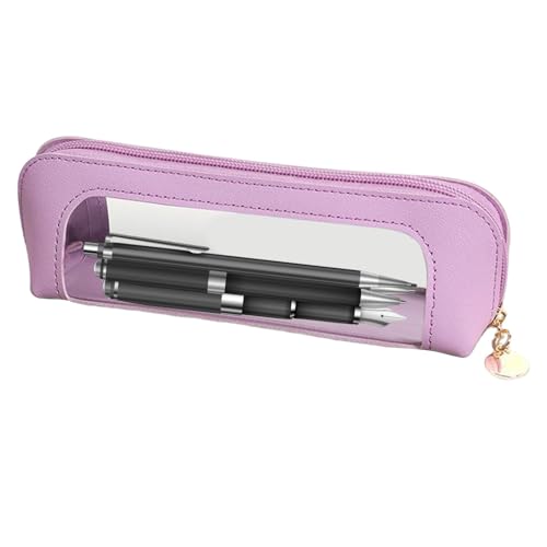 Zestivra Schreibwaren-Tasche, Reise-Make-up-Organizer – Beauty-Aufbewahrungstasche mit Reißverschluss, durchsichtiger Stifthalter, geräumiger Kulturbeutel, Mehrzwecktasche für Bürobedarf, Schule und Zestivra Schreibwaren-Tasche, Reise-Make-up-Organizer – Beauty-Aufbewahrungstasche mit Reißverschluss, durchsichtiger Stifthalter, geräumiger Kulturbeutel, Mehrzwecktasche für Bürobedarf, Schule und von Zestivra