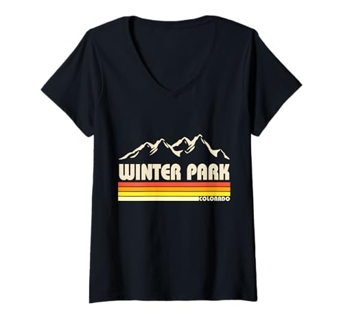 Damen Winterpark Colorado T-Shirt mit V-Ausschnitt Damen Winterpark Colorado T-Shirt mit V-Ausschnitt von Zesty West