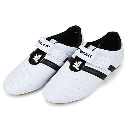 Zetiling Taekwondo Schuhe Männer Frauen Kinder Kampfkunst Schuhe Karate Kung Fu Tai Chi Schuhe Bequeme leichte Taekwondo-Trainingssportschuhe(43) von Zetiling