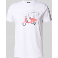 Zeybra T-Shirt mit Motiv-Print in Weiss, Größe XXL von Zeybra