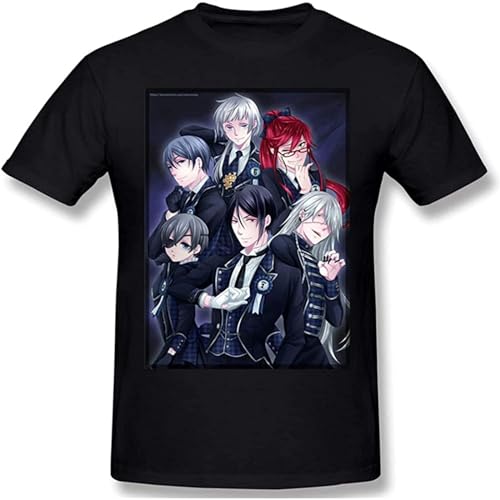Black Butler Casual Mans Tops Short Sleeve Shirt T-Shirt Black M Black Butler Casual Mans Tops Short Sleeve Shirt T-Shirt Black M von Zhan Zai