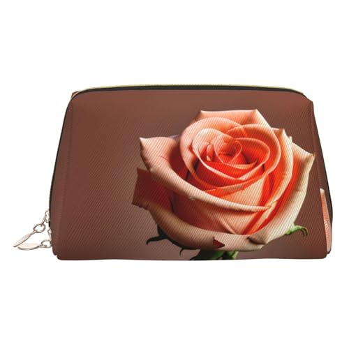 Goldfarbene Make-up-Tasche aus Leder – Reise-Kosmetiktasche für Damen, mit Reißverschluss, ideales Geschenk für Reisende, gold, Einheitsgröße Goldfarbene Make-up-Tasche aus Leder – Reise-Kosmetiktasche für Damen, mit Reißverschluss, ideales Geschenk für Reisende, gold, Einheitsgröße von ZhanGM