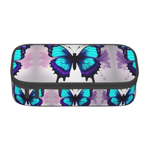 ZhanGM Federmäppchen mit Camouflage-Muster – Mehrzweck-Stift-Organizer, Schulbedarf, Schreibwaren, Make-up und Bürogebrauch, Blau Violett Schmetterling, Einheitsgröße, Schulranzen ZhanGM Federmäppchen mit Camouflage-Muster – Mehrzweck-Stift-Organizer, Schulbedarf, Schreibwaren, Make-up und Bürogebrauch, Blau Violett Schmetterling, Einheitsgröße, Schulranzen von ZhanGM
