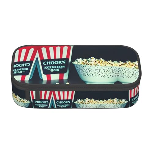 ZhanGM Federmäppchen mit Film-Schindel- und Popcorn-Druck – Mehrzweck-Stift-Organizer, Schulbedarf, Schreibwaren, Make-up und Bürogebrauch, Filmschindeln und Popcorn, Einheitsgröße, Schulranzen ZhanGM Federmäppchen mit Film-Schindel- und Popcorn-Druck – Mehrzweck-Stift-Organizer, Schulbedarf, Schreibwaren, Make-up und Bürogebrauch, Filmschindeln und Popcorn, Einheitsgröße, Schulranzen von ZhanGM