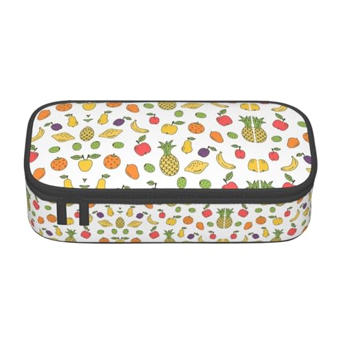 ZhanGM Federmäppchen mit Leopardenmuster, Schwarz und Weiß, Mehrzweck-Stift-Organizer, Schulbedarf, Schreibwaren, Make-up und Bürogebrauch, Bananen-Erdbeer-Ananas, Einheitsgröße, Schulranzen ZhanGM Federmäppchen mit Leopardenmuster, Schwarz und Weiß, Mehrzweck-Stift-Organizer, Schulbedarf, Schreibwaren, Make-up und Bürogebrauch, Bananen-Erdbeer-Ananas, Einheitsgröße, Schulranzen von ZhanGM