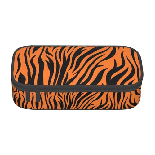 ZhanGM Federmäppchen mit Leopardenmuster, Schwarz und Weiß, Mehrzweck-Stift-Organizer, Schulbedarf, Schreibwaren, Make-up und Bürogebrauch, Tiger Streifen Orange Muster, Einheitsgröße, Schulranzen ZhanGM Federmäppchen mit Leopardenmuster, Schwarz und Weiß, Mehrzweck-Stift-Organizer, Schulbedarf, Schreibwaren, Make-up und Bürogebrauch, Tiger Streifen Orange Muster, Einheitsgröße, Schulranzen von ZhanGM